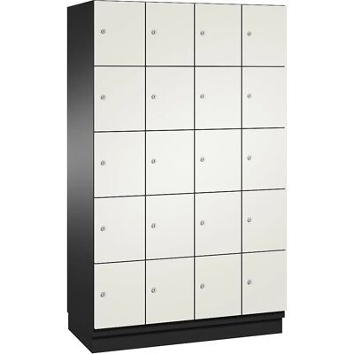 C+P Stauraumbank - 20 Fächer - Weiß C+P Stauraumbank - 20 Fächer - Weiß