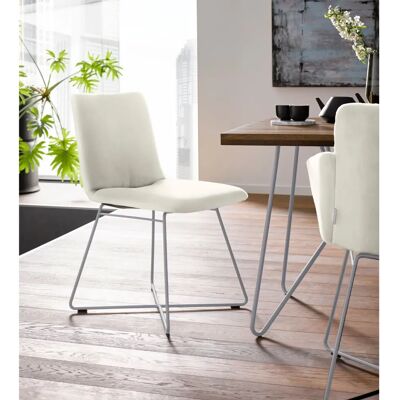 W.SCHILLIG Jakob Sessel - Weiß, Longlife Xtra-Leder, 49x86x62cm - Sessel W.SCHILLIG Jakob Sessel - Weiß, Longlife Xtra-Leder, 49x86x62cm - Sessel
