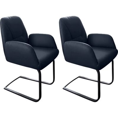 W.SCHILLIG ole Sessel - Vintage Blau, Metall, 2 St. W.SCHILLIG ole Sessel - Vintage Blau, Metall, 2 St.