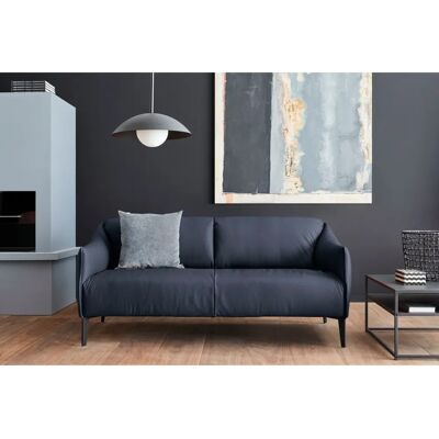 W.SCHILLIG Sally 2,5-Sitzer Ledersofa - Blau - Europa Qualität W.SCHILLIG Sally 2,5-Sitzer Ledersofa - Blau - Europa Qualität