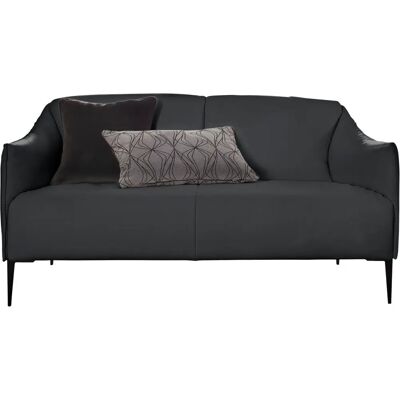 W.SCHILLIG Sally Ledersofa - 2-Sitzer, schwarz, 154cm W.SCHILLIG Sally Ledersofa - 2-Sitzer, schwarz, 154cm