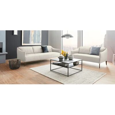 W.SCHILLIG Sally Ledersofa mit Metallfüßen - Sofa W.SCHILLIG Sally Ledersofa mit Metallfüßen - Sofa