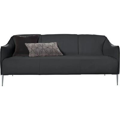 W.SCHILLIG Sally Ledersofa - 2,5-Sitzer, Schwarz W.SCHILLIG Sally Ledersofa - 2,5-Sitzer, Schwarz
