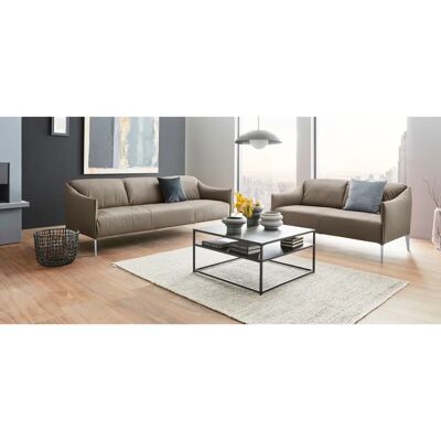 W.SCHILLIG Sally Ledersofa - 3-Sitzer - Modernes Design W.SCHILLIG Sally Ledersofa - 3-Sitzer - Modernes Design