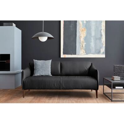 W.SCHILLIG Sally Ledersofa - 2,5-Sitzer - Schwarz W.SCHILLIG Sally Ledersofa - 2,5-Sitzer - Schwarz