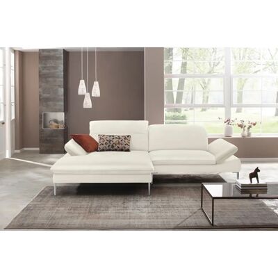 W.SCHILLIG enjoy&MORE Ecksofa - weiß, 294cm, Leder W.SCHILLIG enjoy&MORE Ecksofa - weiß, 294cm, Leder