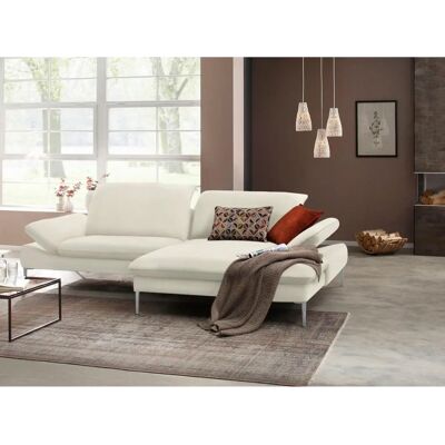 W.SCHILLIG enjoy&MORE Weiß Sofa - Verstellbare Kopfstützen, Ausziehbares Bett W.SCHILLIG enjoy&MORE Weiß Sofa - Verstellbare Kopfstützen, Ausziehbares Bett