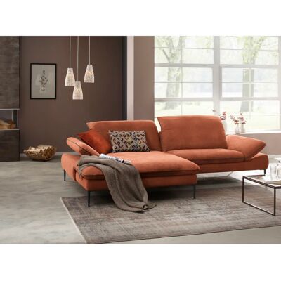 W.SCHILLIG enjoy&MORE Orange Couch - Verstellbares Kopfteil W.SCHILLIG enjoy&MORE Orange Couch - Verstellbares Kopfteil
