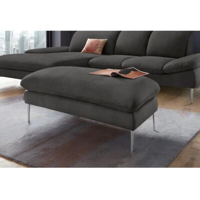W.SCHILLIG enjoy&MORE Hocker - Modern Grau Stoff W.SCHILLIG enjoy&MORE Hocker - Modern Grau Stoff