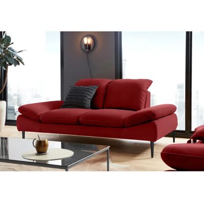 W.SCHILLIG enjoy&MORE Rubinrot Sofa - 2-Sitzer mit verstellbarem Kopf- und Armlehnen W.SCHILLIG enjoy&MORE Rubinrot Sofa - 2-Sitzer mit verstellbarem Kopf- und Armlehnen