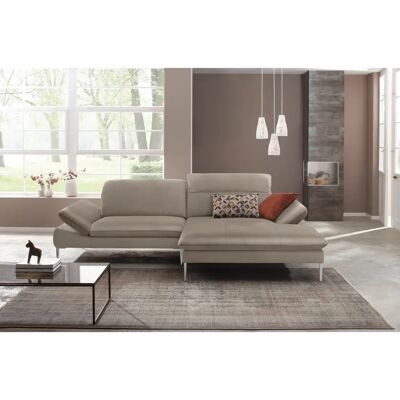 W.SCHILLIG enjoy&MORE Sofa - stone z59, verstellbarer Kopfstütze, Leder W.SCHILLIG enjoy&MORE Sofa - stone z59, verstellbarer Kopfstütze, Leder