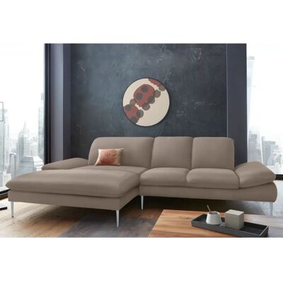 W.SCHILLIG enjoy&MORE Ecksofa - verstellbare Kopfstützen, Recamiere, Leder W.SCHILLIG enjoy&MORE Ecksofa - verstellbare Kopfstützen, Recamiere, Leder