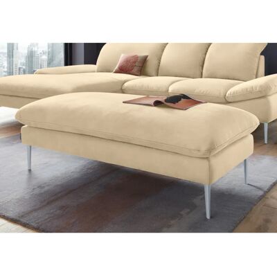 W.SCHILLIG enjoy&MORE Beiger Chenille Hocker - Polster, 151cm W.SCHILLIG enjoy&MORE Beiger Chenille Hocker - Polster, 151cm