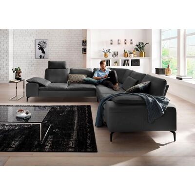 W.SCHILLIG - Valentinoo - Graphit Z59 - L-Form - Sofa W.SCHILLIG - Valentinoo - Graphit Z59 - L-Form - Sofa