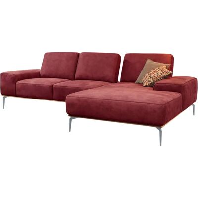 W.SCHILLIG run Ecksofa - Rubinrot - 279cm x 88cm x 178cm - Leder W.SCHILLIG run Ecksofa - Rubinrot - 279cm x 88cm x 178cm - Leder