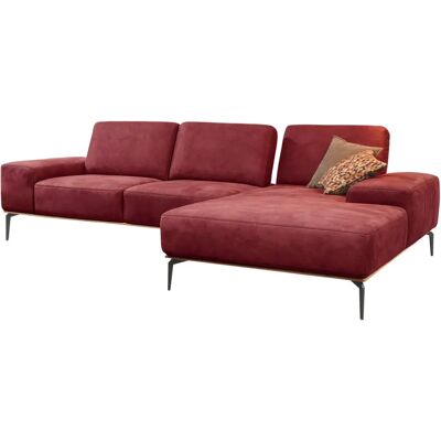 W.SCHILLIG »run« Ecksofa - Rot, 319cm, L-Form, Leder W.SCHILLIG »run« Ecksofa - Rot, 319cm, L-Form, Leder