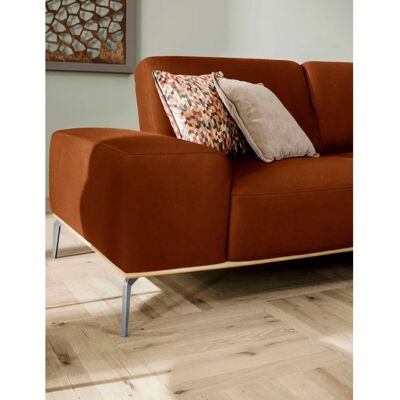 W.SCHILLIG Run Sofa - Orange, 3-Sitzer, Modern L-Form W.SCHILLIG Run Sofa - Orange, 3-Sitzer, Modern L-Form