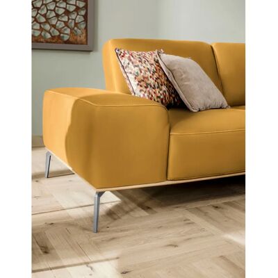 W.SCHILLIG Run Sofas - Gelb, 3-Sitzer, mit Recamiere W.SCHILLIG Run Sofas - Gelb, 3-Sitzer, mit Recamiere