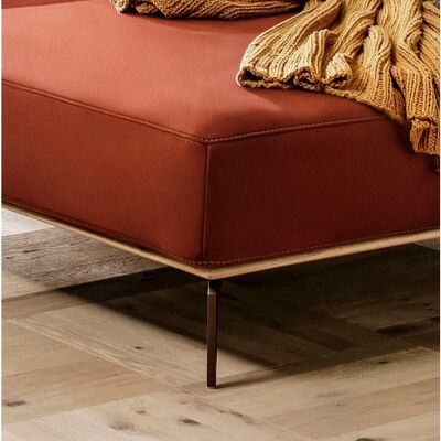 W.SCHILLIG Run Ecksofa Orange - Designsofa mit Sitztiefenverstellung W.SCHILLIG Run Ecksofa Orange - Designsofa mit Sitztiefenverstellung