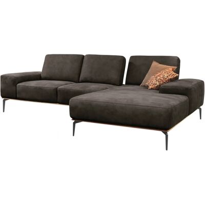 W.SCHILLIG Run Sofa Grau - Recamiere, 3-Sitzer, Rechts, Langlebig W.SCHILLIG Run Sofa Grau - Recamiere, 3-Sitzer, Rechts, Langlebig