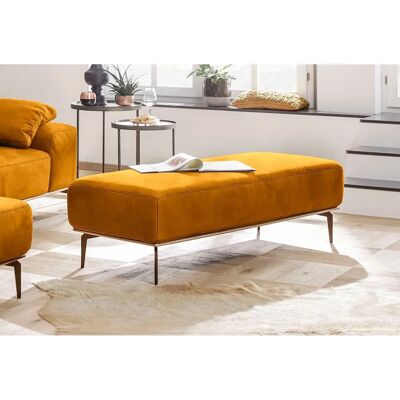 W.SCHILLIG Lauf Hocker - Eleganter Holzsockel, 150cm, Gelb W.SCHILLIG Lauf Hocker - Eleganter Holzsockel, 150cm, Gelb