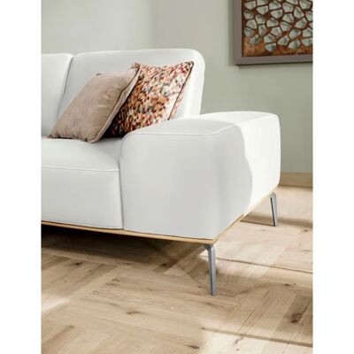 W.SCHILLIG Run Ledersofa - Weiß, 279cm W.SCHILLIG Run Ledersofa - Weiß, 279cm