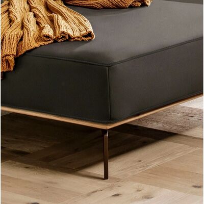 W.SCHILLIG Run Ecksofa - Graphit Leder L-Form W.SCHILLIG Run Ecksofa - Graphit Leder L-Form
