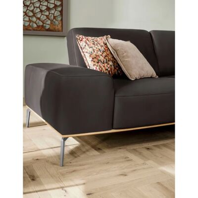W.SCHILLIG Run Couch - Leder, 319cm, L-Form, Braun W.SCHILLIG Run Couch - Leder, 319cm, L-Form, Braun