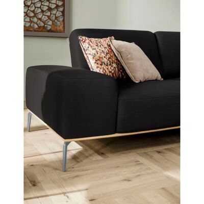 W.SCHILLIG run Sofa - Recamiere rechts, Schwarz W.SCHILLIG run Sofa - Recamiere rechts, Schwarz