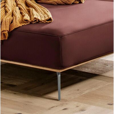 W.SCHILLIG Run Couch - Natur-Leder, Rot, 279cm W.SCHILLIG Run Couch - Natur-Leder, Rot, 279cm