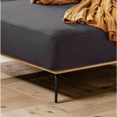 W.SCHILLIG Run Ecksofa - Anthrazit Leder, 319cm W.SCHILLIG Run Ecksofa - Anthrazit Leder, 319cm