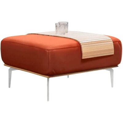 W.SCHILLIG »run« Hocker - Naturleder, 75x46x60 cm, Eleganter Holzsockel W.SCHILLIG »run« Hocker - Naturleder, 75x46x60 cm, Eleganter Holzsockel