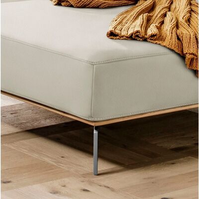 W.SCHILLIG Run Sofa - Weiß Leder, Recamiere rechts, 279cm W.SCHILLIG Run Sofa - Weiß Leder, Recamiere rechts, 279cm