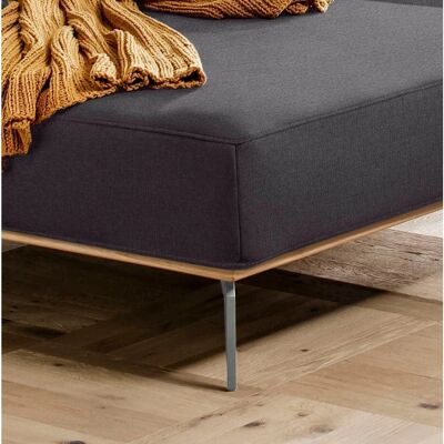 W.SCHILLIG Run Sofa - Anthrazit, Recamiere links, Verstellbar W.SCHILLIG Run Sofa - Anthrazit, Recamiere links, Verstellbar