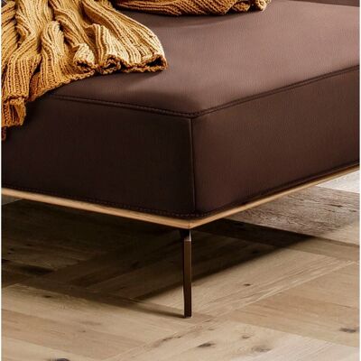 W.SCHILLIG Run Sofa - Braun, 319cm, L-Form, Leder W.SCHILLIG Run Sofa - Braun, 319cm, L-Form, Leder