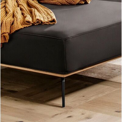 W.SCHILLIG Run Sofa - Braune L-Form mit Recamiere W.SCHILLIG Run Sofa - Braune L-Form mit Recamiere