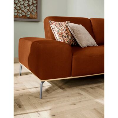 W.SCHILLIG Run Sofa - Orange - 3-Sitzer - Leder & Stoff W.SCHILLIG Run Sofa - Orange - 3-Sitzer - Leder & Stoff