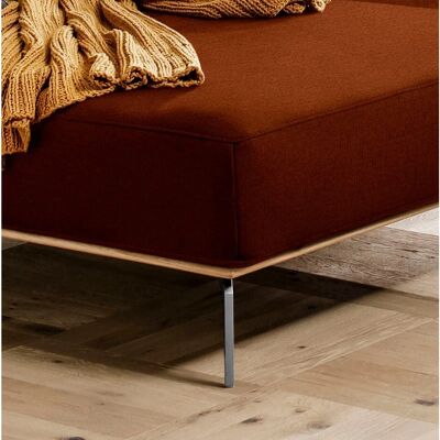 W.SCHILLIG »run« Ecksofa - 3-Sitzer, Orange, Holzsockel W.SCHILLIG »run« Ecksofa - 3-Sitzer, Orange, Holzsockel