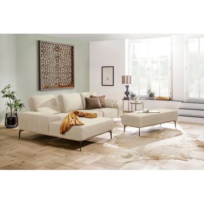 W.SCHILLIG »run« Sofa Beige - Mit Sitztiefenverstellung W.SCHILLIG »run« Sofa Beige - Mit Sitztiefenverstellung