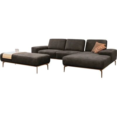 W.SCHILLIG Run Ecksofa - Grau L-Form Recamiere W.SCHILLIG Run Ecksofa - Grau L-Form Recamiere