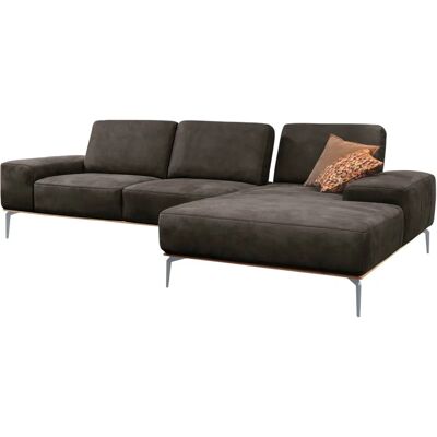 W.SCHILLIG »run« Ecksofa - Grau, Recamiere rechts W.SCHILLIG »run« Ecksofa - Grau, Recamiere rechts