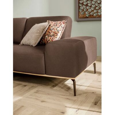 W.SCHILLIG Run Ecksofa - Braun - Eleganter Holzsockel W.SCHILLIG Run Ecksofa - Braun - Eleganter Holzsockel