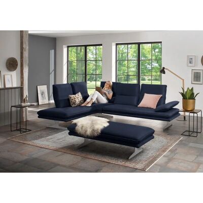 W.SCHILLIG - Broadway - Blau - Ottomane links - Sofa W.SCHILLIG - Broadway - Blau - Ottomane links - Sofa