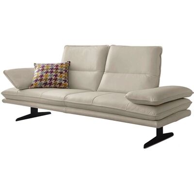 W.SCHILLIG Broadway 2,5-Sitzer Grau Leder - Sofa W.SCHILLIG Broadway 2,5-Sitzer Grau Leder - Sofa
