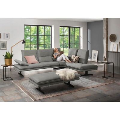 W.SCHILLIG Broadway Grau Polsterhocker - Hocker W.SCHILLIG Broadway Grau Polsterhocker - Hocker
