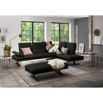 W.SCHILLIG - Broadway - Schwarz - L-Form - Sofa W.SCHILLIG - Broadway - Schwarz - L-Form - Sofa