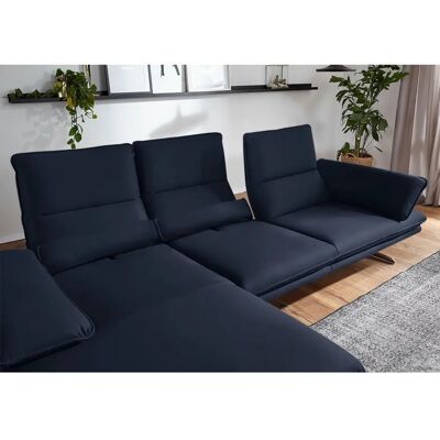 W.SCHILLIG Broadway Blau Leder L-Form Sofa - Sofa W.SCHILLIG Broadway Blau Leder L-Form Sofa - Sofa