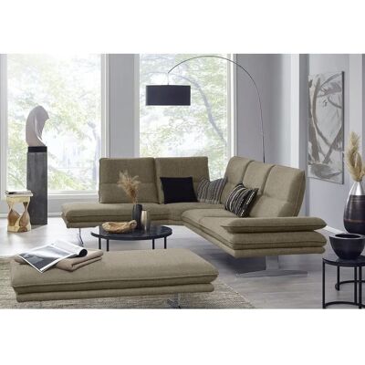 W.SCHILLIG Broadway - 4er Sofa mit Ottomane, Sitztiefenverstellung, Schwarz W.SCHILLIG Broadway - 4er Sofa mit Ottomane, Sitztiefenverstellung, Schwarz