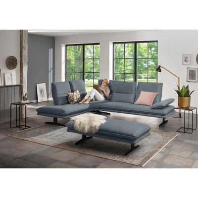 W.SCHILLIG - broadway - blau - Longlife Xtra-Leder - Sofa W.SCHILLIG - broadway - blau - Longlife Xtra-Leder - Sofa
