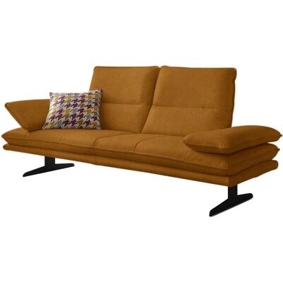 W.SCHILLIG Broadway 2,5-Sitzer Gelb Lederoptik - Sofa W.SCHILLIG Broadway 2,5-Sitzer Gelb Lederoptik - Sofa